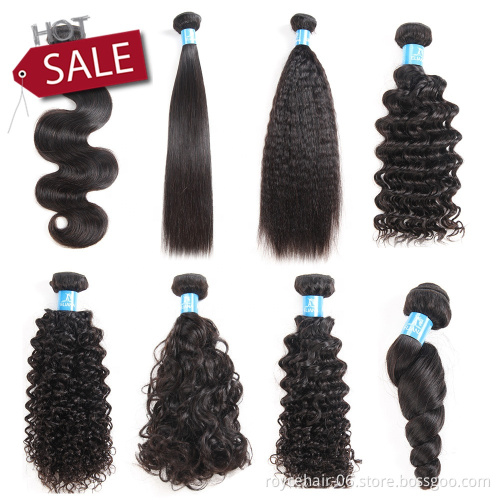 Hot Sale  Royce Eliana  Raw Human Hair Manufacturer,  Grade Cuticle Aligned Hair Virgin Remy Cheap Hair Weaving
